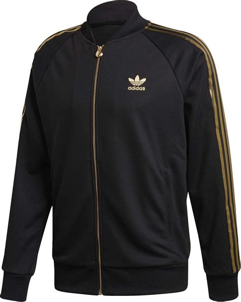 jacke adidas schwarz gold|Amazon.com: Black And Gold Adidas Jacket.